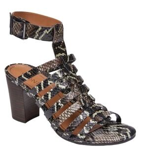 VIONIC Perk Sami Boa Snake  Leather Heel Size 7.5